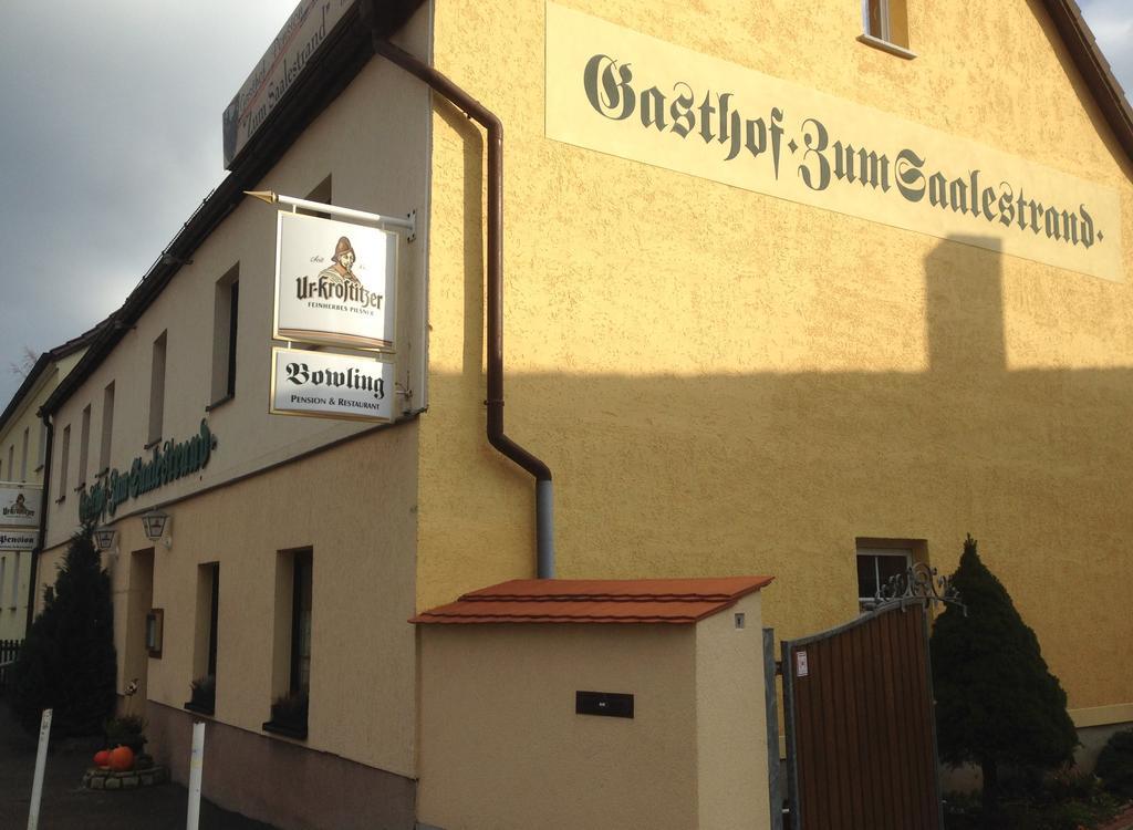 Gasthof & Pension Zum Saalestrand Bad Dürrenberg المظهر الخارجي الصورة