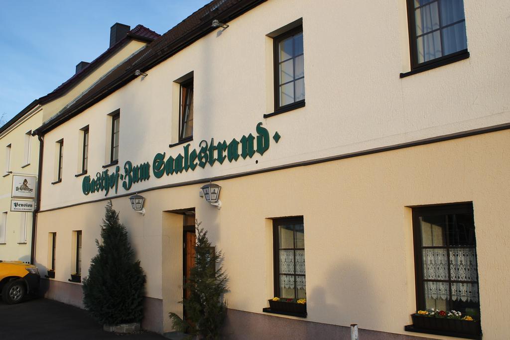 Gasthof & Pension Zum Saalestrand Bad Dürrenberg المظهر الخارجي الصورة